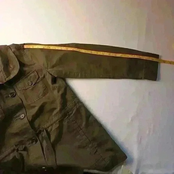 Talbots Womans Utility Jacket Size XS Army Green Streetwear Skater Grunge - Picture 8 of 8